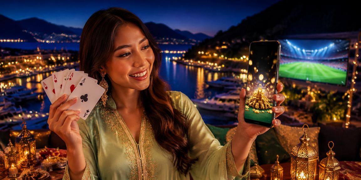 Pertaruhan bola sepak maya suasana Hari Raya di Langkawi