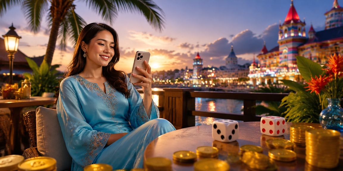 Permainan dadu dan roulette berlatarkan baju kurung Malaysia di 795